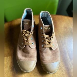 BANGS SAHARA SAND HIGH TOP unisex tennis shoes (clay color)